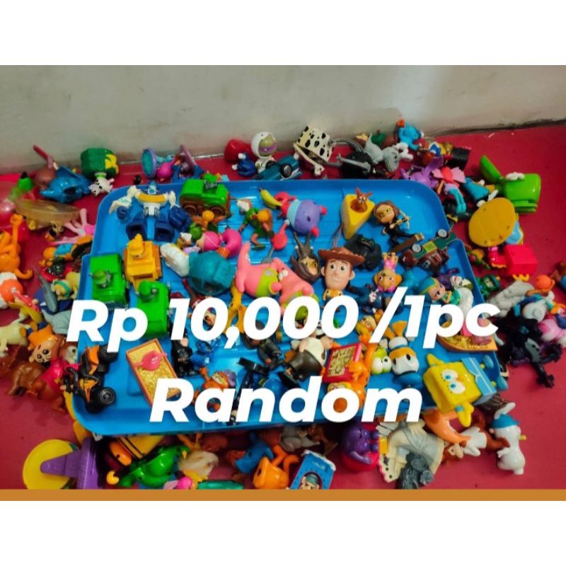 Mainan Second Happy Meal MCD,KFC,CFC,BURGER KING Dll +  Packing