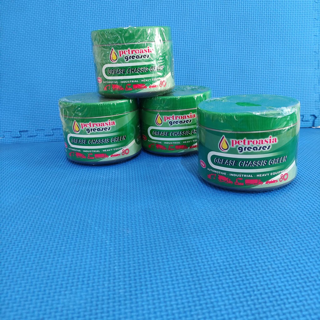 Stempet gemuk pelumas PETROASIA Grease Chassis Green 500 Gr