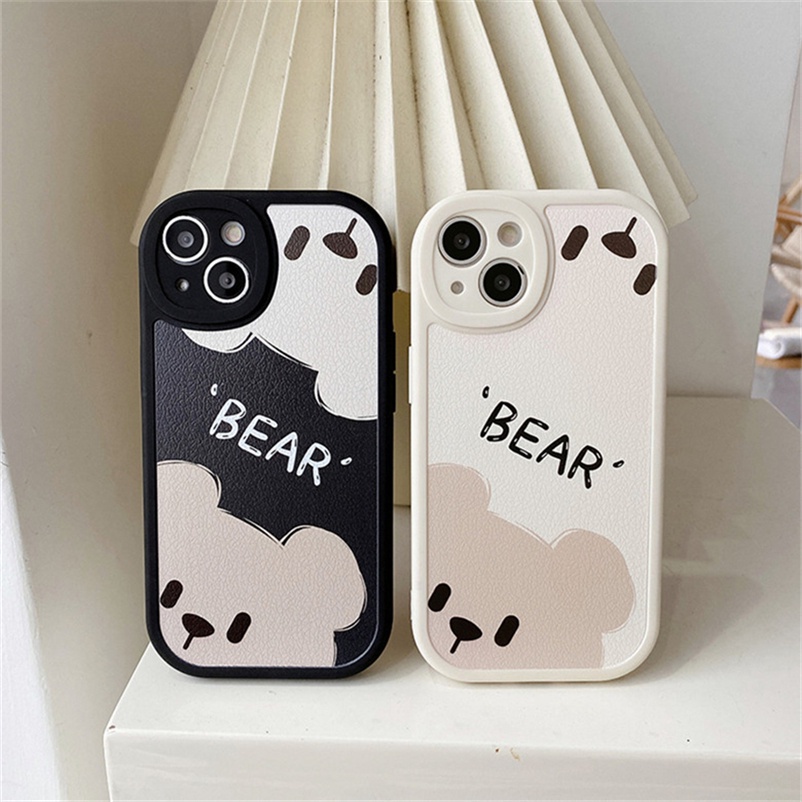 Soft Case Pelindung Bahan Silikon TPU Tahan Banting Untuk Phone Case Compatible For iPhone 14 13 12 11 Pro Xs Max XR X 7 8 6 6s Plus SE 2020 iPhone Art Love TPU Soft Silicone Precision Hole Ant-drop Shockproof Protection Casing Soft Case Phone Cas