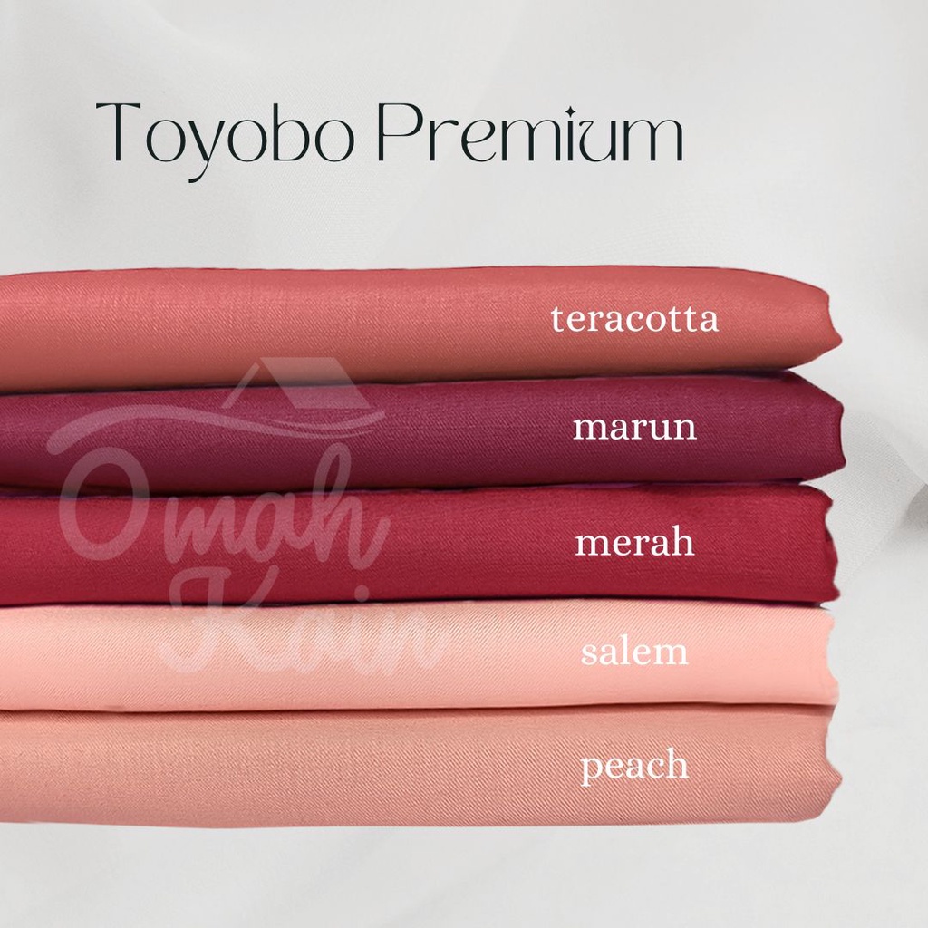 KAIN KATUN TOYOBO PREMIUM (Grade A, Adem, Halus dan Lembut)