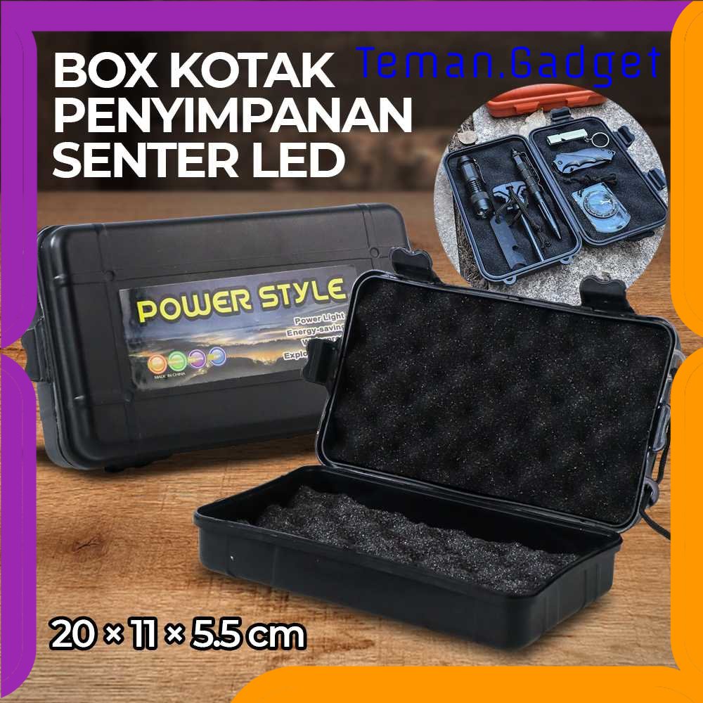 TG-SNT Box Kotak Penyimpanan Plastik Senter LED 20 x 11 x 5.5 cm - No.05