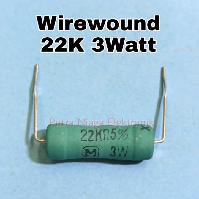 Resistor Wirewound 22K 3Watt Panasonic 22K 3 Watt Original putr4n14 Diminati Banget