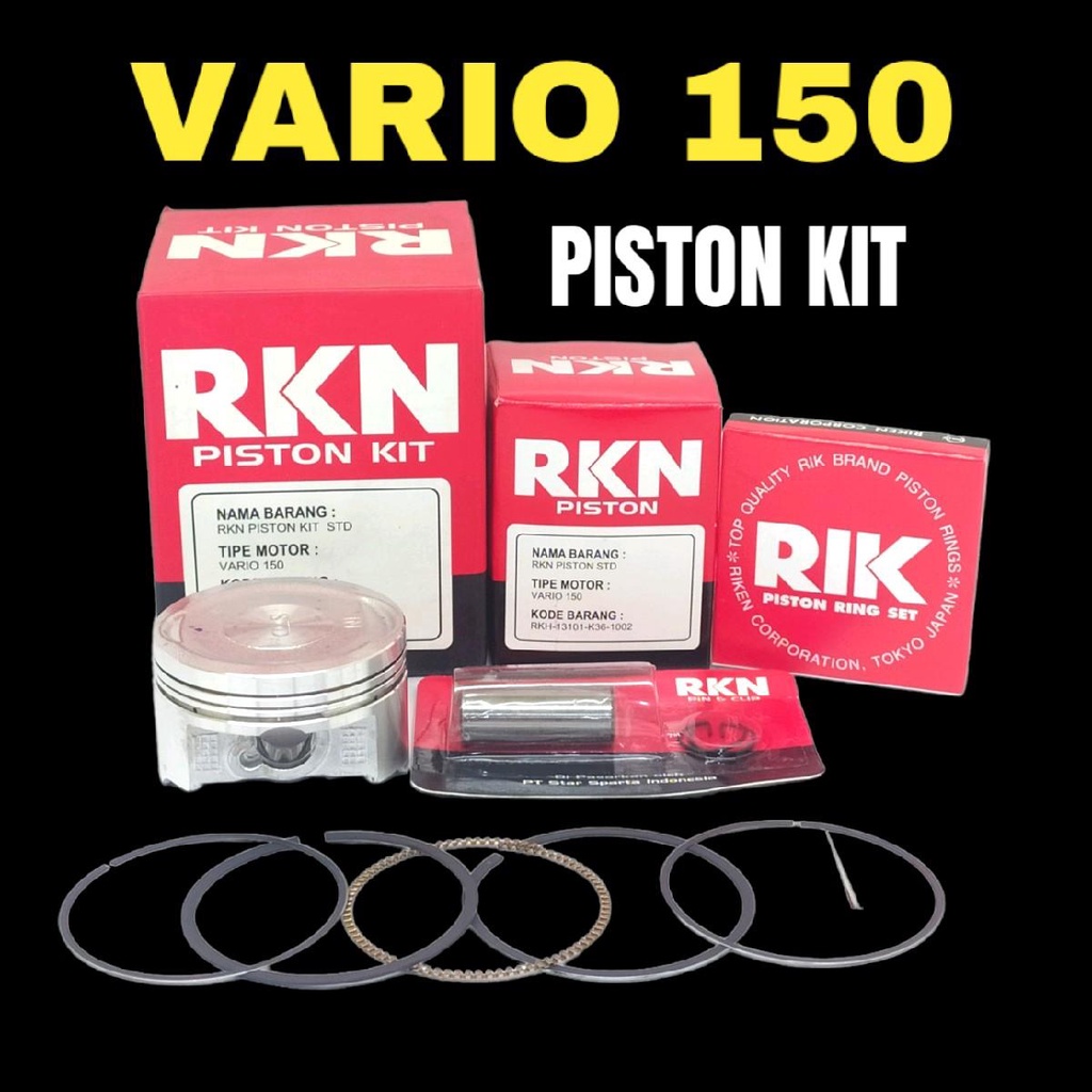 PISTON KIT SEHER VARIO 150 STD  50 100