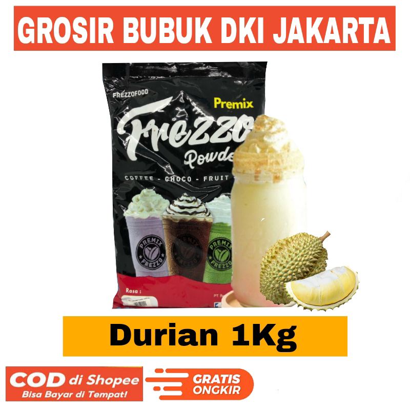 

Frezzo Durian 1Kg Bubuk Minuman Rasa Buah Usaha Es Pinggir Jalan