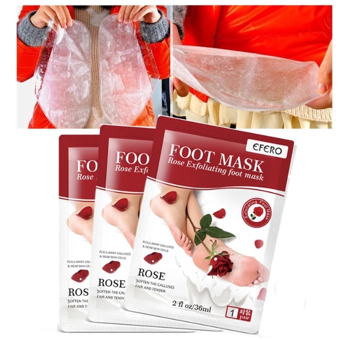 EFERO Foot Mask / EFERO Masker Kaki - ROSE