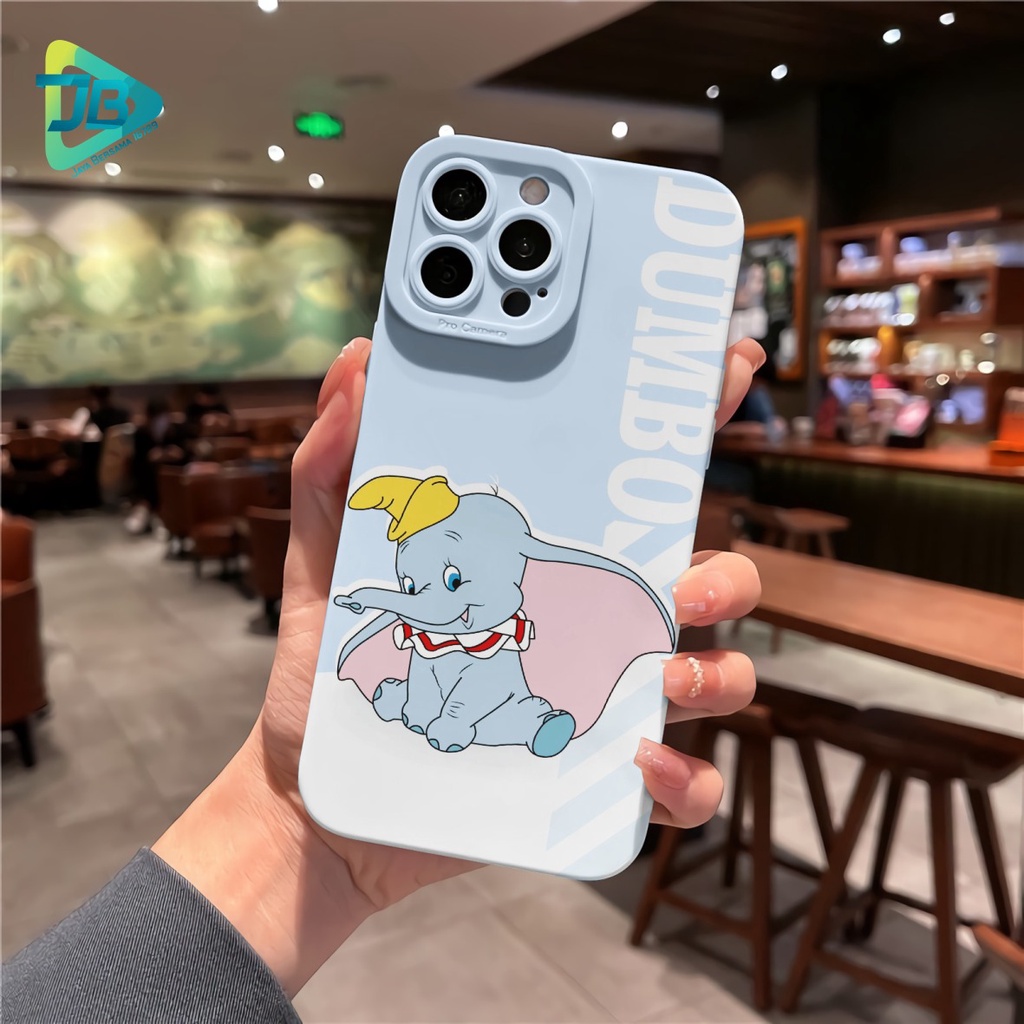 CUSTOM CASE SOFTCASE SILIKON PROCAMERA DUMBO CUSTOM IPHONE 6 6S 7 7+ 8 8+ X XS MAX 11 12 13 14 PRO MAX  JB6736