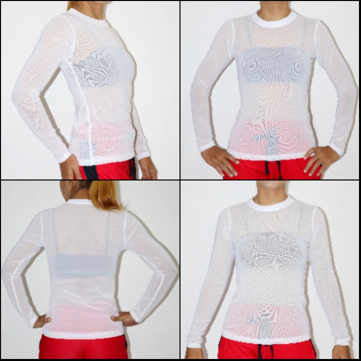 BAJU SENAM/BAJU AEROBIC / OUTER SENAM/GYM/TILE PRESS BODY TGN PANJANG