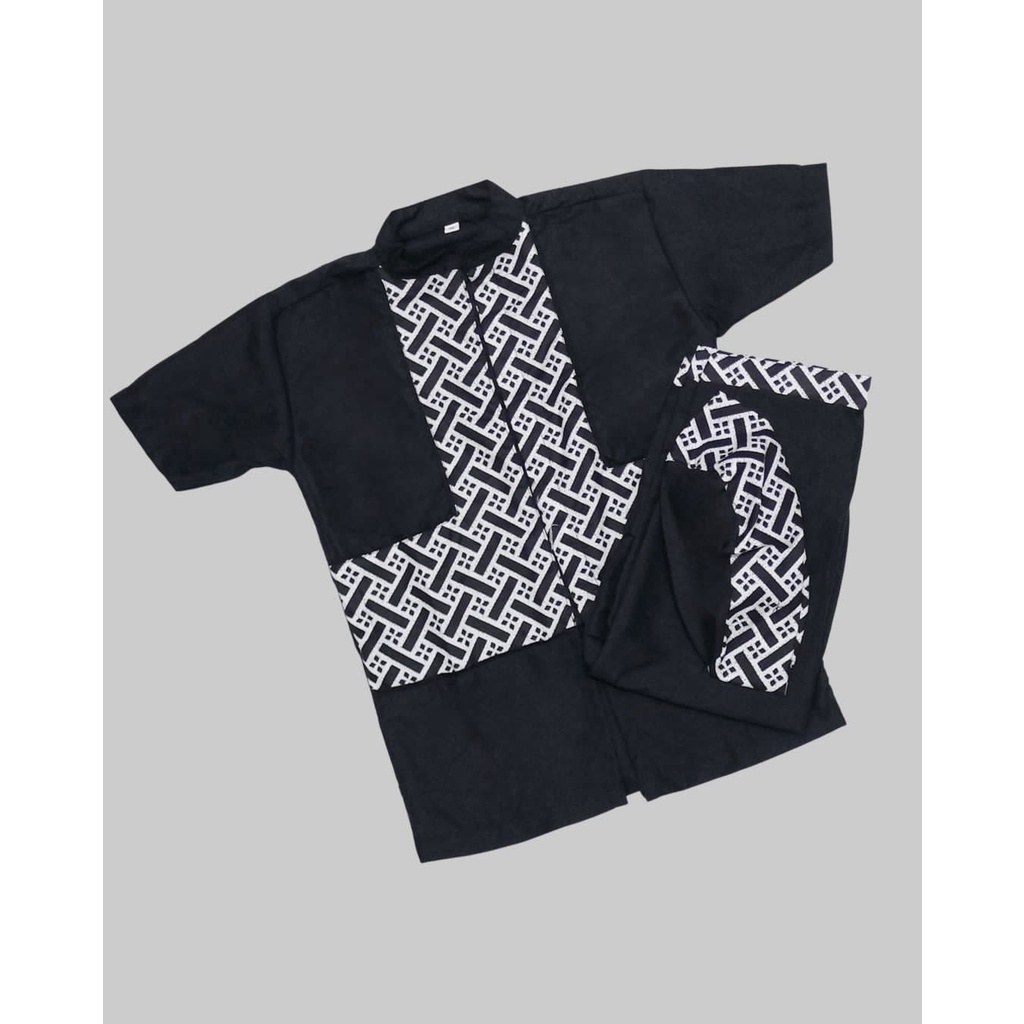 Baju Koko Anak Laki Laki Model BATIK Terbaru 2023 Bonus Peci / Kurta / Baju Setelan / Baju Taqwa / Baju Gamis / Baju Muslim Anak Laki Laki Terbaru / Jubah / Baju Ngaji / Stelan baju Pria Cowok Umur 1-10 Tahun