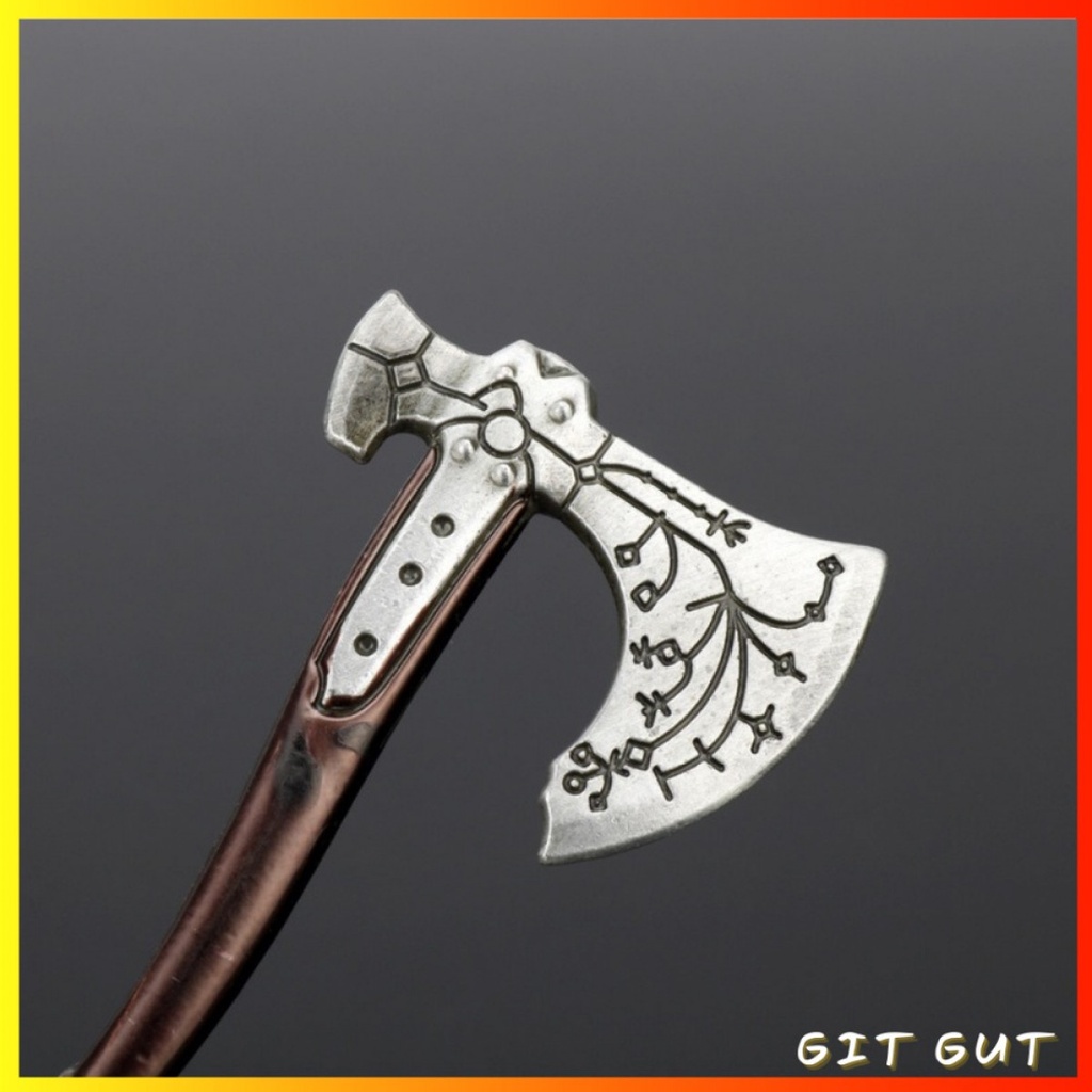 Keychain Gantungan Kunci God of War Kratos Leviathan Axe