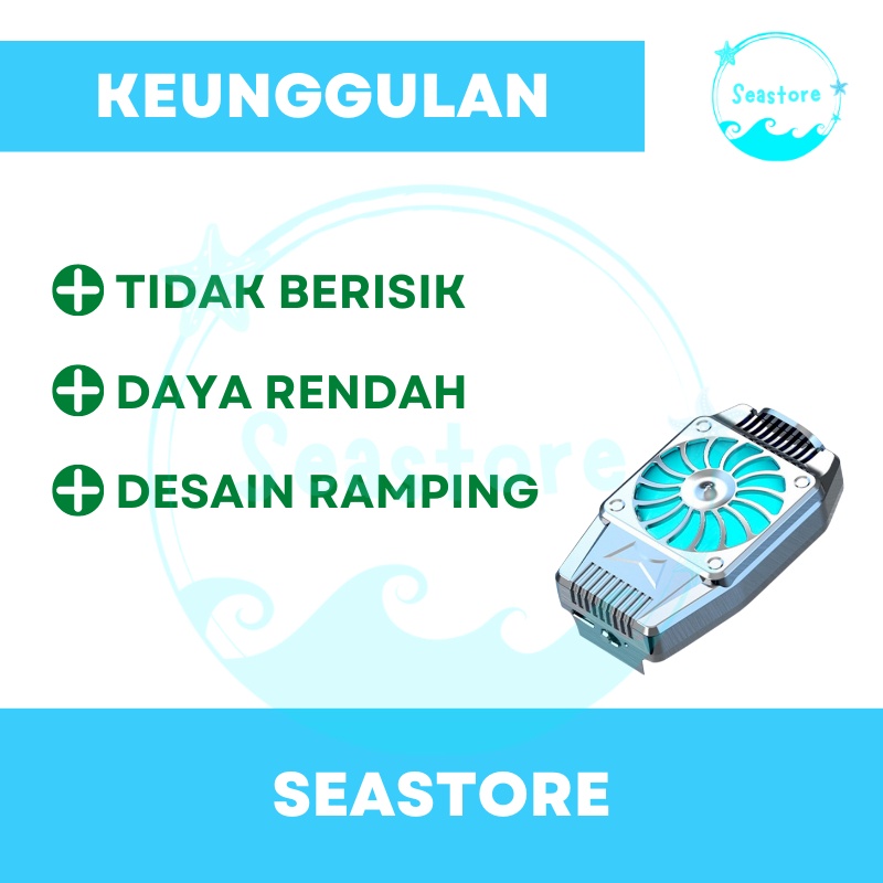 FanCooler Radiator Cooling Pad Kipas Pendingin Handphone Hp Gaming Coolingfan Cooler For Mobile Phone Fan Holder Heat Sink Universal Hp FanCooling