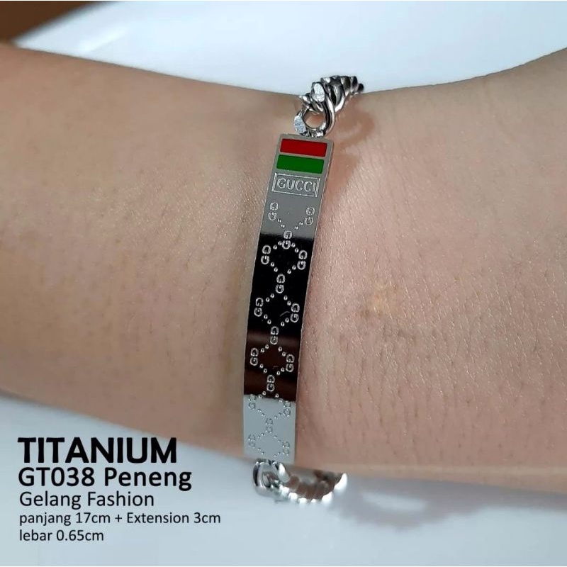 Gelang Tangan Wanita Branded Gelang Tangan Titanium Anti Karat