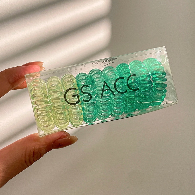 Kawat Telepon Hair Loop Wanita Tebal Tinggi Elastis Tali Rambut Ekor Kuda Tali Rambut Diikat Hair Band