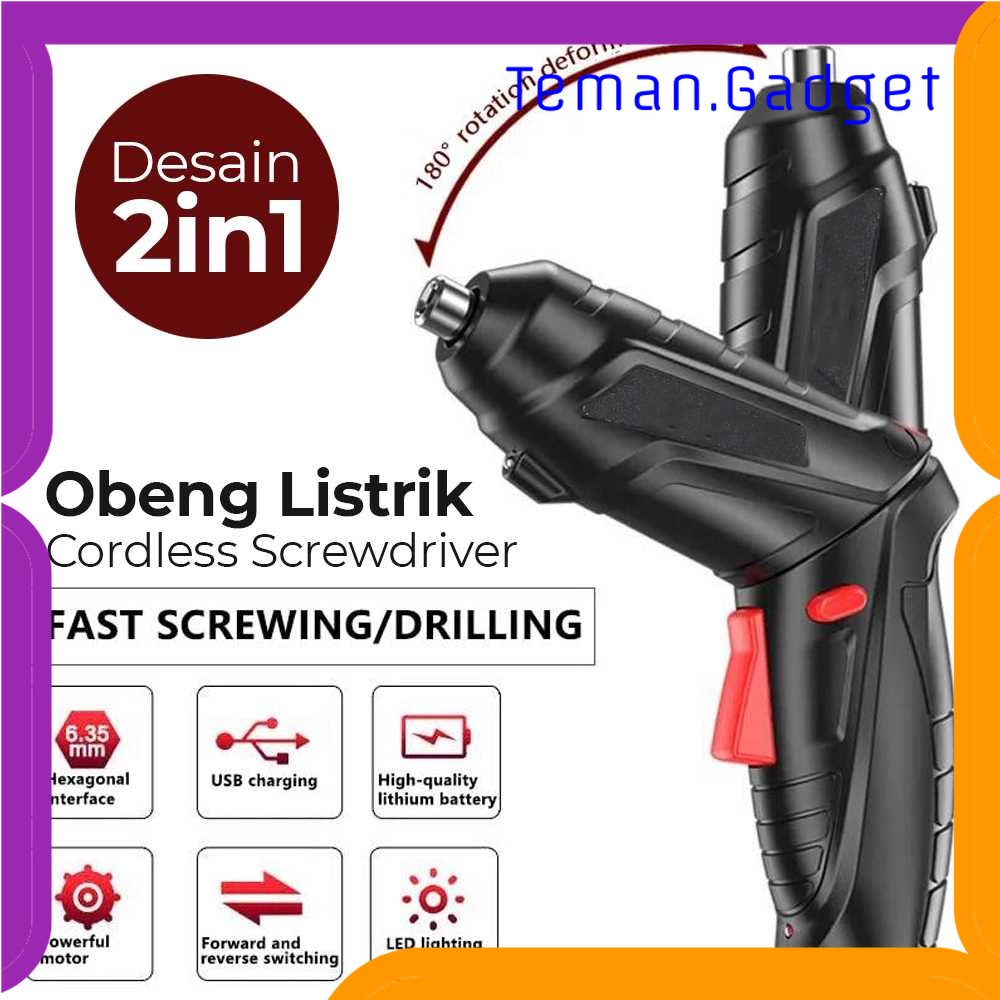 TG-PKK Liangdi Obeng Listrik Cordless Screwdriver - Q029