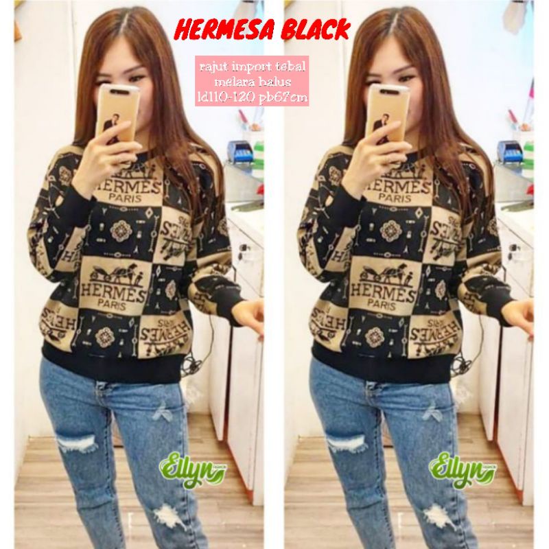 HERMESA / ATASAN WANITA / RAJUT IMPORT TEBAL