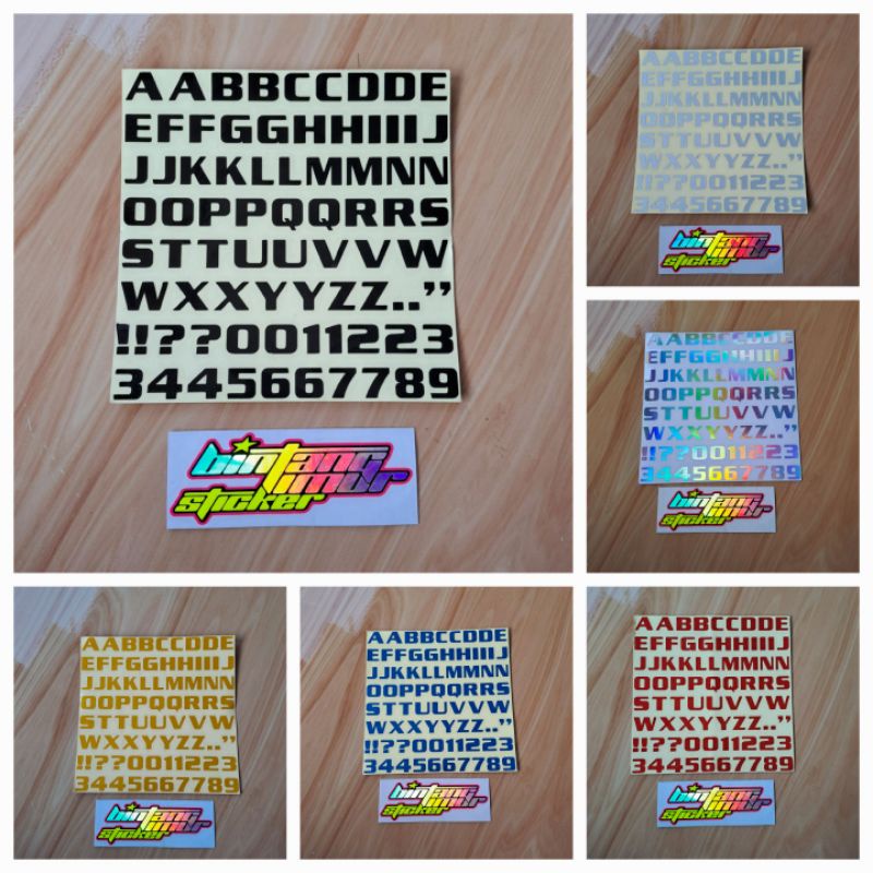 

STICKER ABJAD DAN ANGKA CUTTING