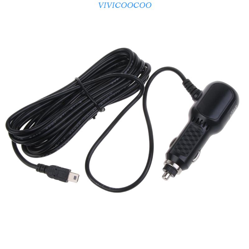 Vivi 5V 3.5A Kabel USB Mini Dual-USB Port DashCam Soket Adaptor Rokok Mobil