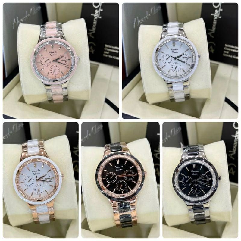 Alexandre Christie AC 2299 / Ac 2359/ Ac 2807  / Ac 2376  /Ac 2438 Ceramic for Ladies Original