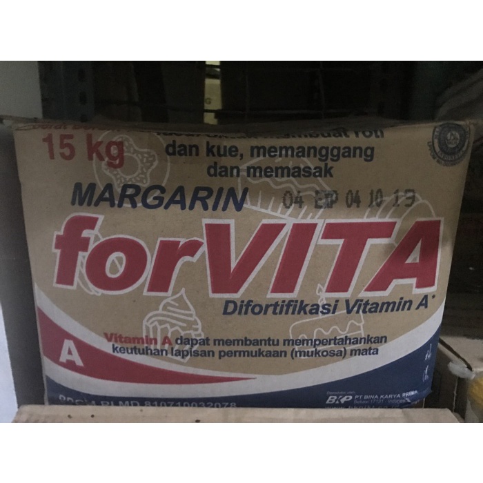 

Mentega Margarin Forvita 15kg - Forvita Margarin