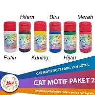 

[NILUY5165] Cat Khusus Motif Paket 2 ( 6 warna )