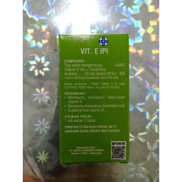 VITAMIN E IPI 30 TABLET