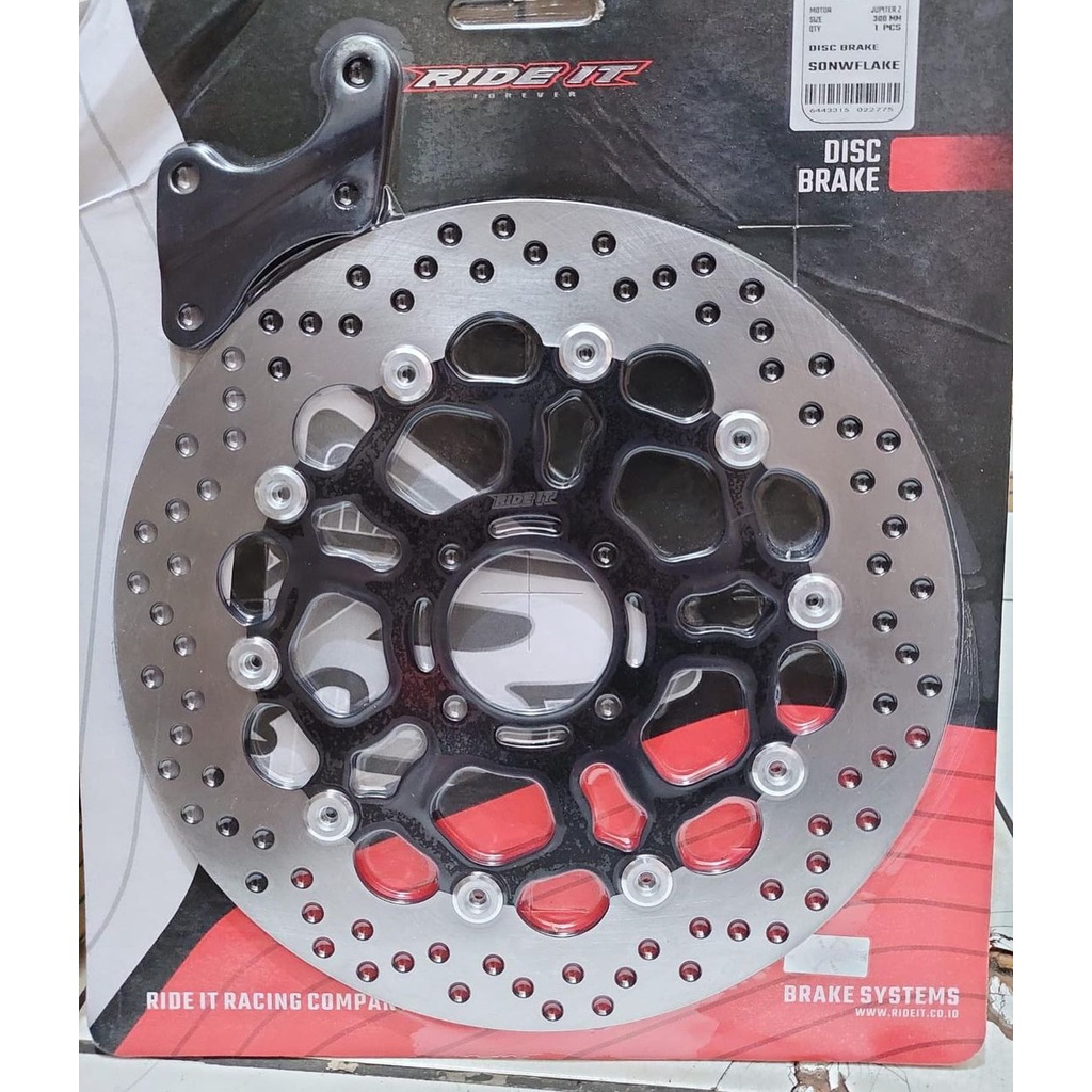 Piringan Cakram Snowflake Ride it 300mm pnp Yamaha Jupiter Z MX Vega Fiz R Fizr Disc Snowlake Non Floating