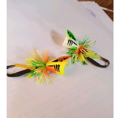 Jaws frog mini2,5cm,Jaws mini umpan casting gabus top water paling ampuh,umpan casting Jaws frog,min