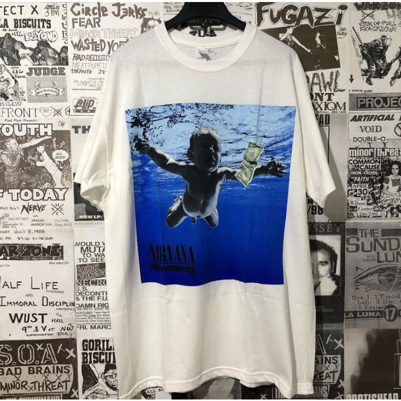 T-shirt Band Nirvana Album Nevermind Original
