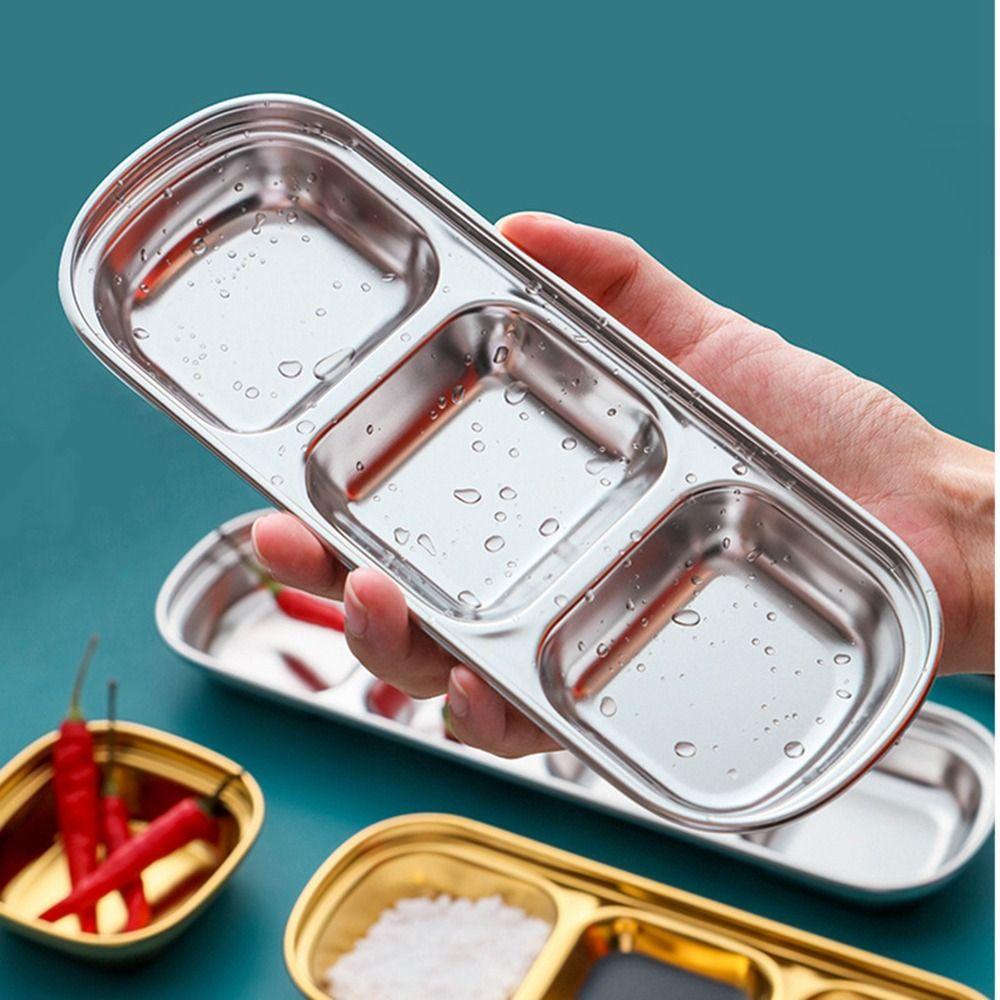 [Elegan] Sauce Dish Spice Home Kitchen Vinegar Soy Condiment Tray/Tempat Bumbu Kecap