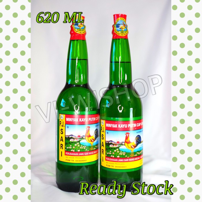 Minyak Kayu Putih Cap Ayam Asli / Cap Ayam Jago / 620Ml