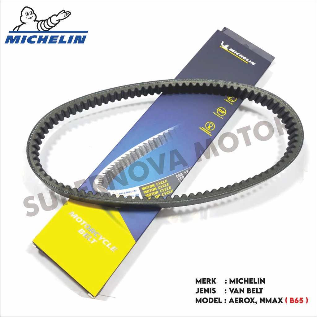 VAN BELT MICHELIN V-BELT MOTOR BEAT / SCOOPY / VARIO / PCX / AEROX / NMAX / ADV / MIO / FINO MERK MI