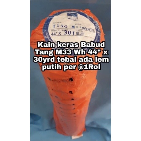 Konveksi Kain Keras M33 Tebal 1 Roll