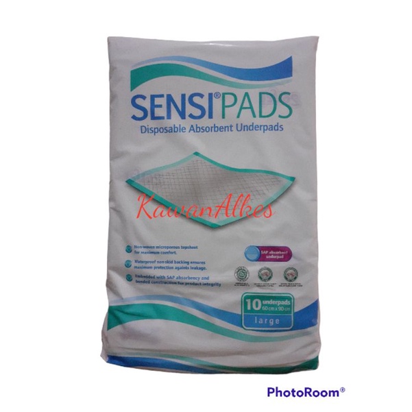 underpad sensi / sensi pads 60 x 90 dewasa