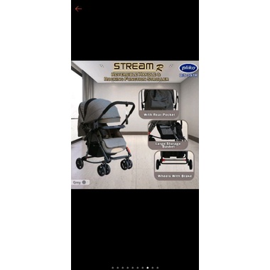 pliko stream R stroller preloved like new dipake 6 bulan doang
