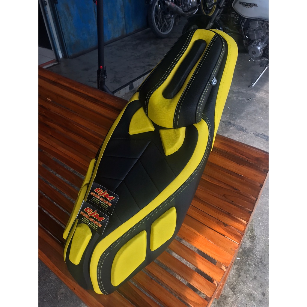 JOK CUSTOM MX KING-JOK MX KING CUSTOM MODEL RETRO KULIT MBTECH-JOK MODIFIKASI MOTOR MX KING