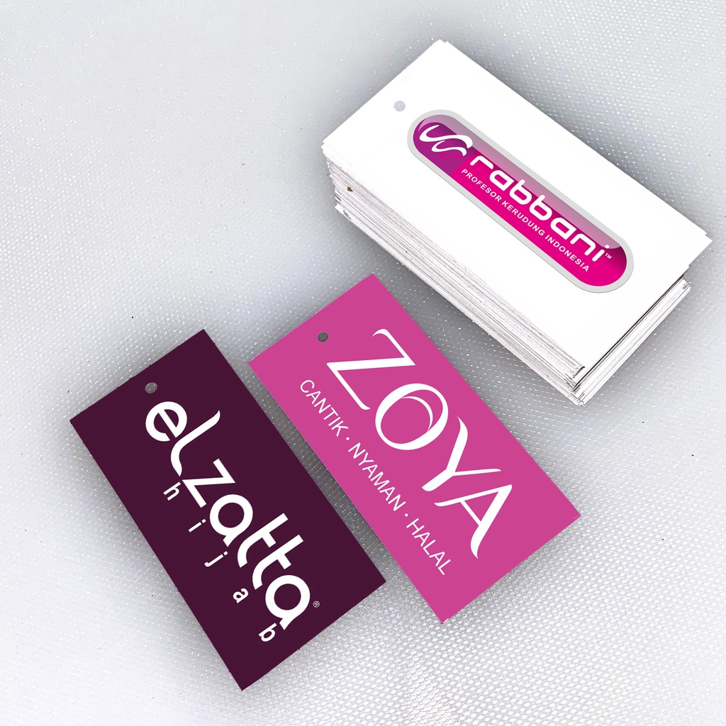 HANGTAG HIJAB ELZATTA ZOYA RABBANI // HANGTAG LOGO HIJAB // LOGO HIJAB // HIJAB BRANDING