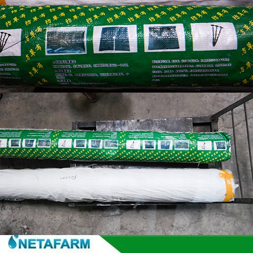 Weedmat Terpal Geotextile Mulsa Gulma Hitam 90 GSM lbr 4m - Meteran