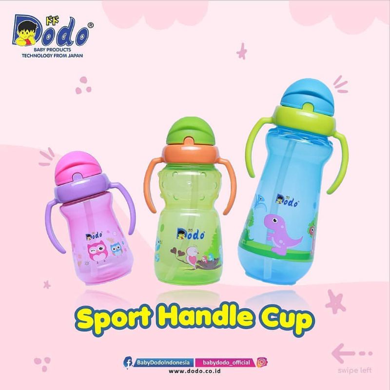 Botol Minum Dodo Sport Handle Cup BPA FREE