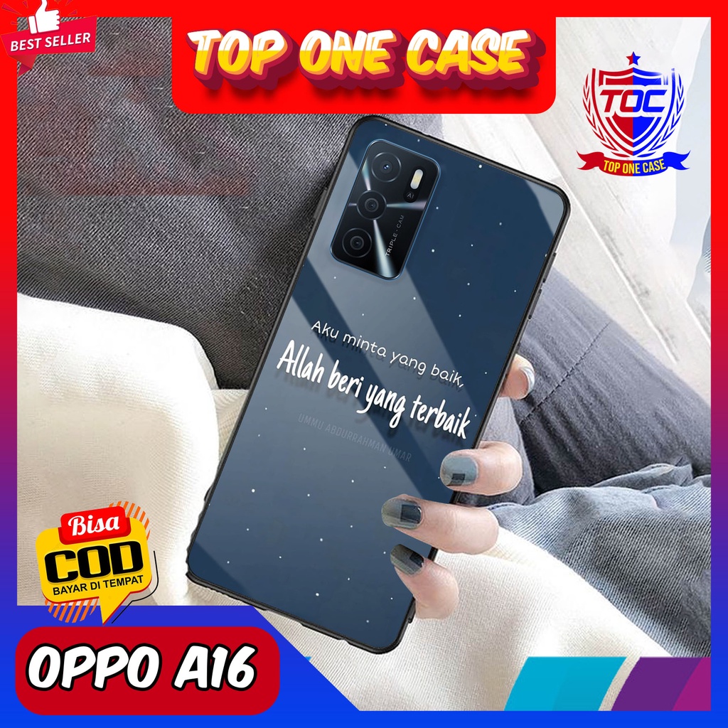 Case OPPO A16 - Casing OPPO A16 Terbaru Top One Case [ MOTIF QUOTES ] Casing Hp OPPO A16 - Silikon H