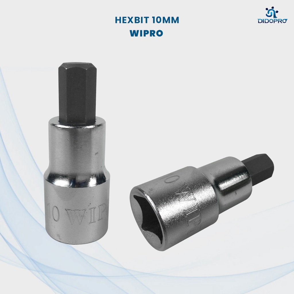 HEX BIT SOCKET 1/2&quot; WIPRO 10 x 55 MM