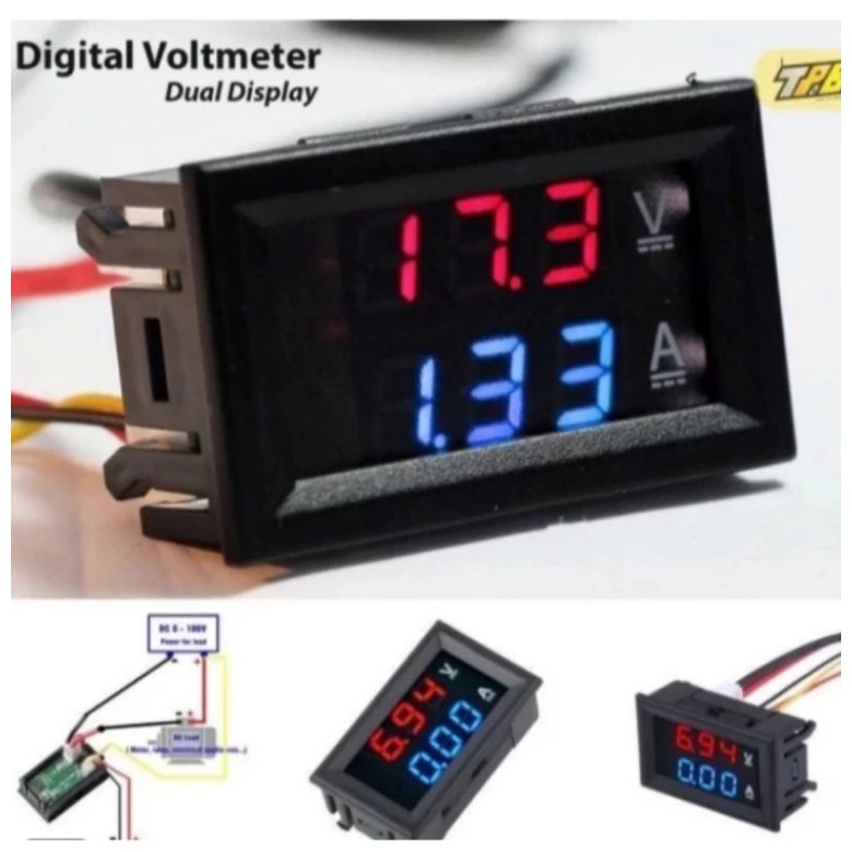 Voltmeter Digital AC & Voltmeter DC Amper