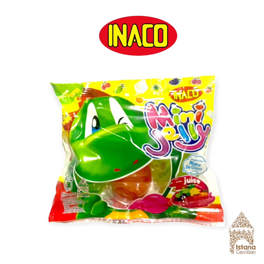 Inaco Jelly Agar agar dengan Nata De Coco (isi 5pcs) Jeli