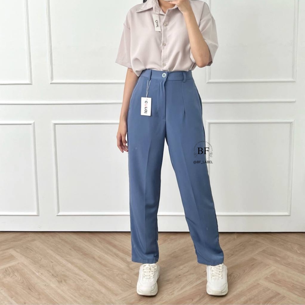 Office Pants 776 | Celana Pencil Wanita | Petite Pants by @bf_label