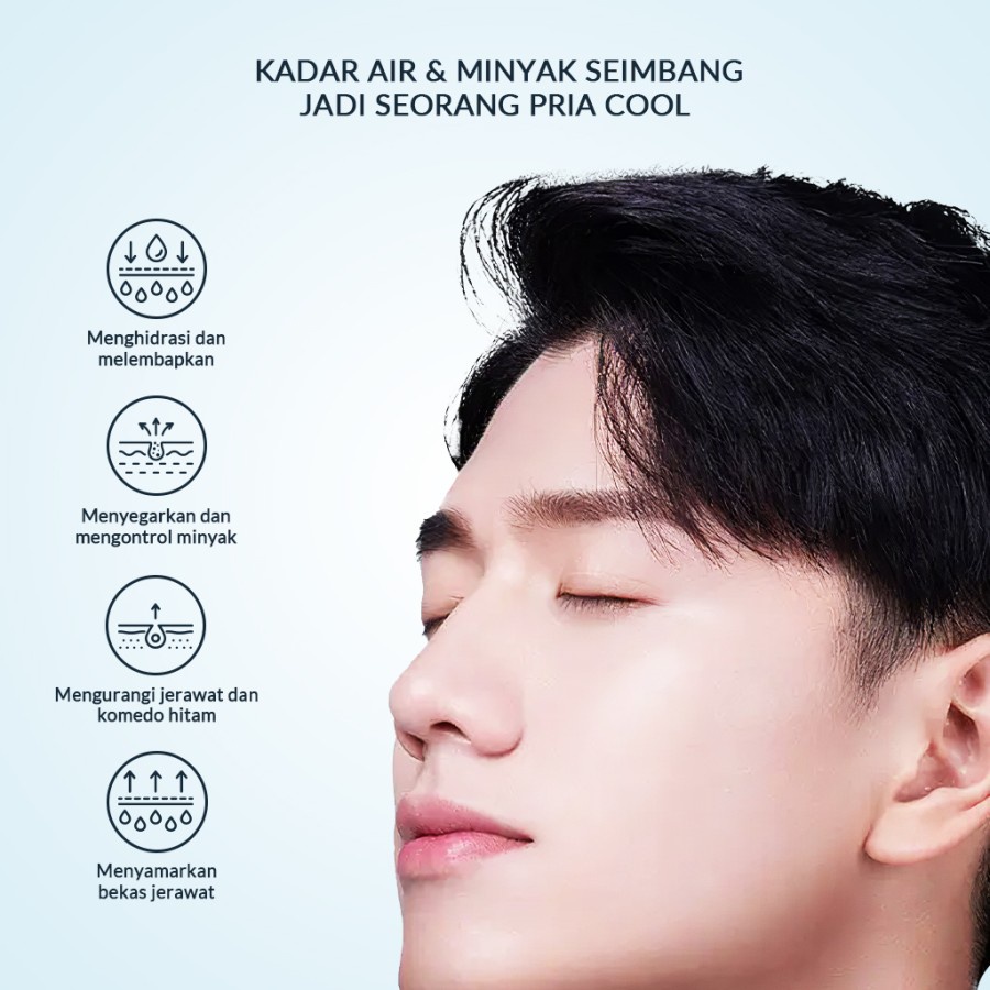 ✨ AKU MURAH ✨ BIOAQUA Men's Skincare Cool Oil Control Toner / Brightening Toner 120ml