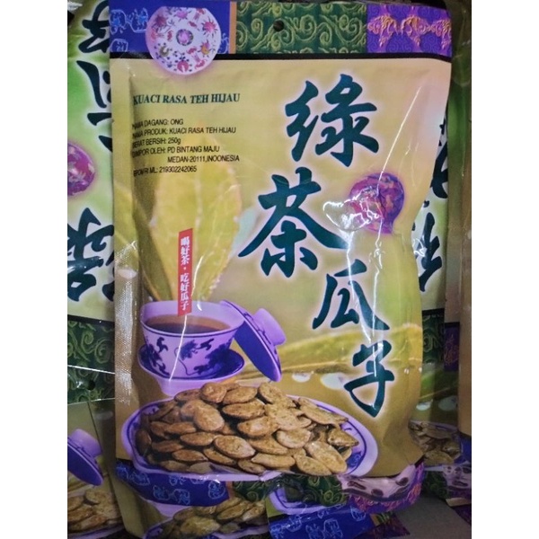 

Kuaci rasa teh hijau