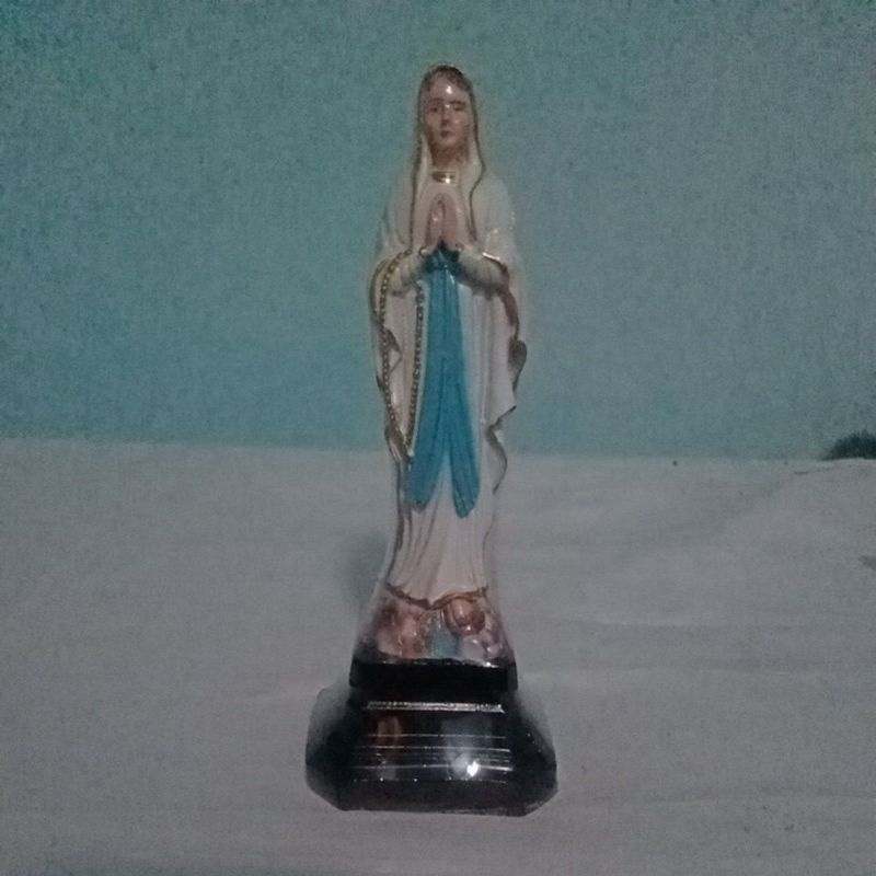 Patung Bunda Maria  lourdes 17 cm.
