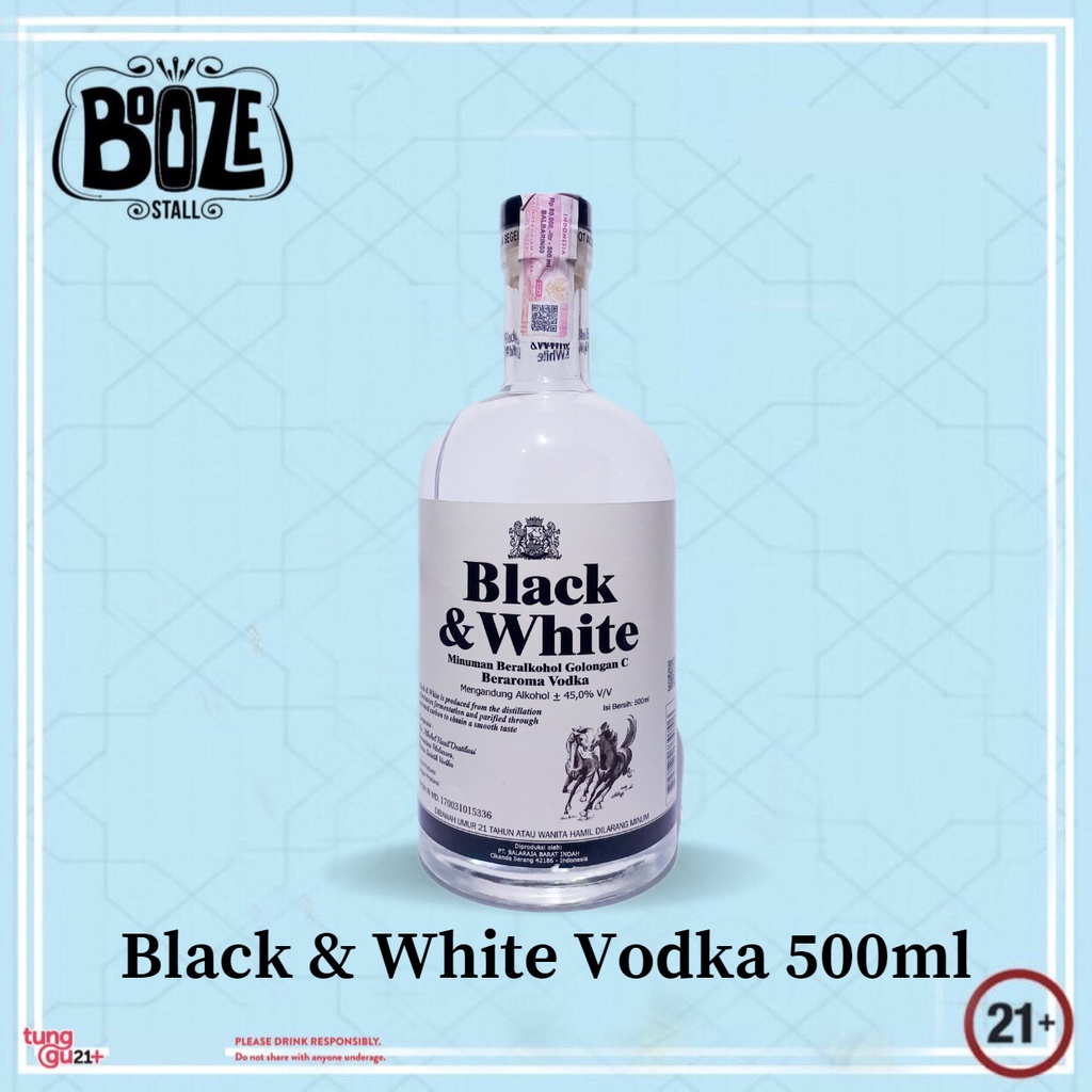 Black &amp; White Vodka 500ml