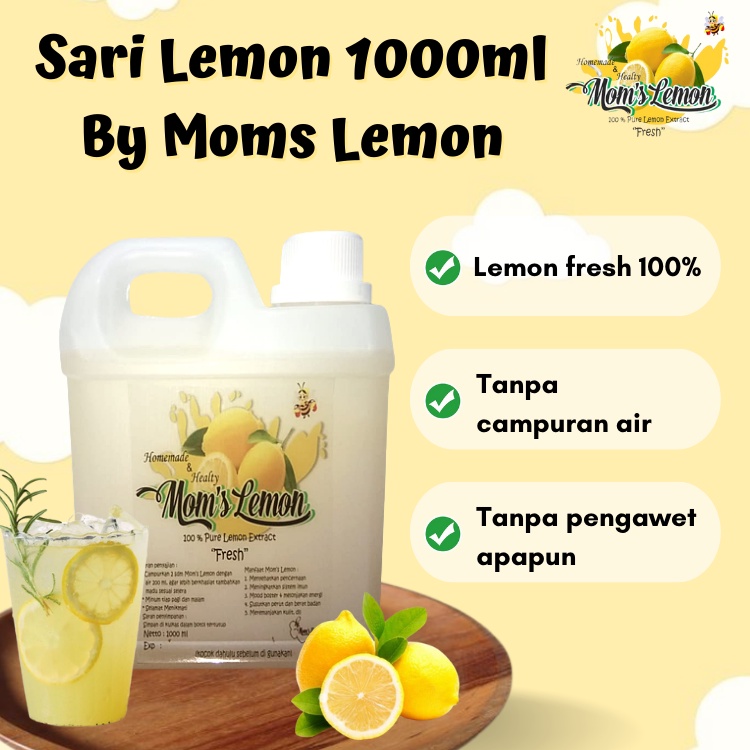 

Sari Lemon Asli 1000ml By Moms Lemon Membantu Mencegah Anemia