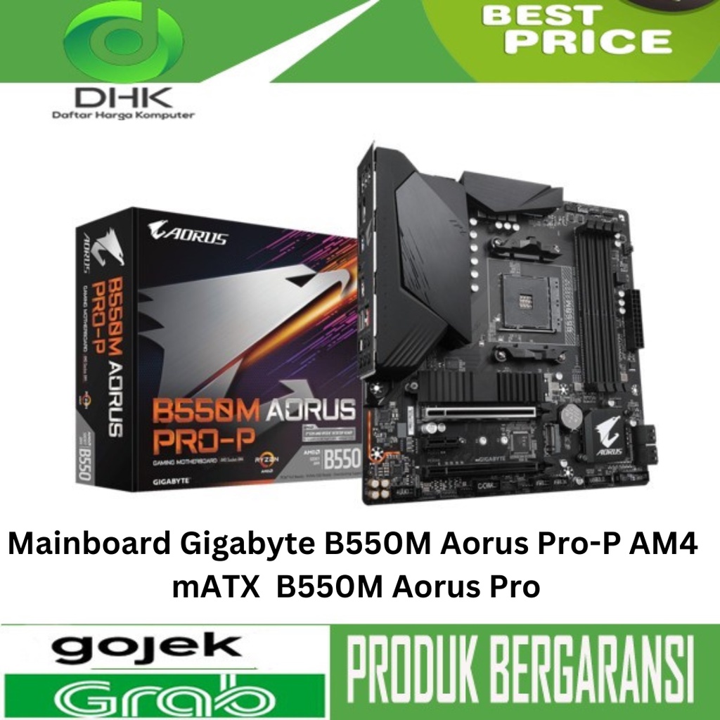 Mainboard Gigabyte B550M Aorus Pro-P - AM4 mATX - B550M Aorus Pro