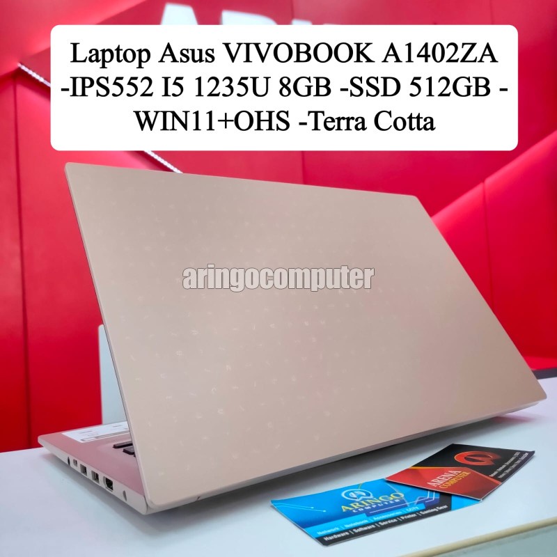 Laptop Asus VIVOBOOK A1402ZA-IPS552 I5 1235U 8GB -SSD 512GB -WIN11+OHS -Terra Cotta