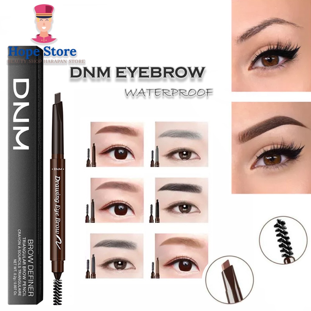 HOPE STORE - EYEBROW &amp; EYELINER 2IN1 WATERPROOF / PEN PENCIL ALIS DRAWING ANTI AIR DAN TAHAN LAMA / EYELINER